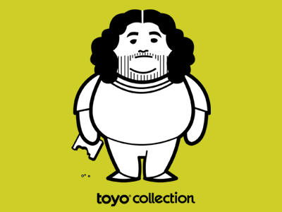 Toyo collection - TV edition character collection hurley ilustration lost minimal toyo tv