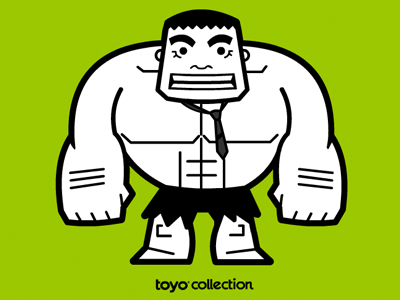 toyo collection - Superhero edition character collection ilustration minimal superhero toyo