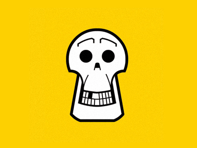 Halloween special character by Quizzzly app character game halloween mobile quizzzly skeleton yellow