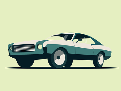 Retro car car design illustration retro car vector