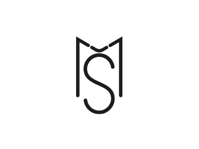 Michal Ševčík logo logo logotype m s sipmple type typography š