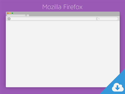 Mozilla Firefox PSD Download app browser clean colors download firefox flat free psd ui ux