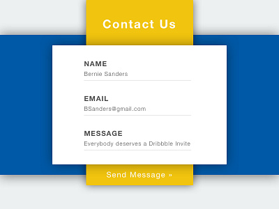 Daily ui 028 | contact us 028 boxes contact form contact us daily ui dailyui sanders shadow