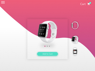 Daily UI 058 | Shopping Cart 058 apple watch card cart daily ui dailyui ecommerce product shopping shopping cart