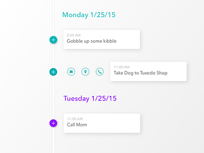 Daily UI 071 | Schedule 071 calendar daily ui dailyui events schedule timeline