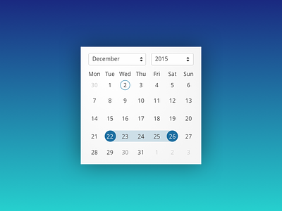 Daily UI 080 | Date Picker 080 calendar daily ui dailyui date date picker picker schedule widget