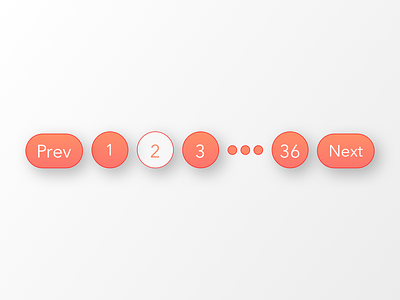 Daily UI 085 | Pagination 085 breadcrumbs buttons daily ui dailyui gradients hover pagination