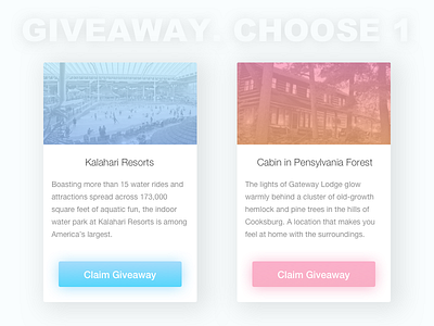 Daily UI 097 | Giveaway
