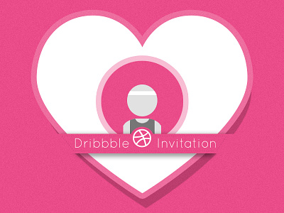 Dribbble Invite | Valentines Day dribbble invite invite poster valentines day