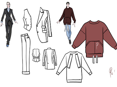 Sudden style decisions art design fashion fashiondesign illustration method modus sketching technicaldrawing