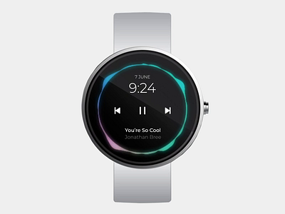 Smart Watch App app challenge concept design music app smartwatch ui ux watch
