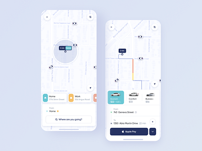 Taxi App Concept