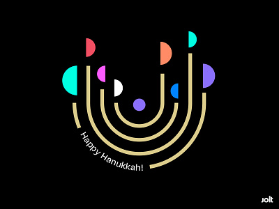 Happy Hanukkah! design illustration