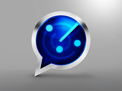 Radar Icon chattar icon radar