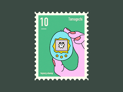 Tamagochi stamp