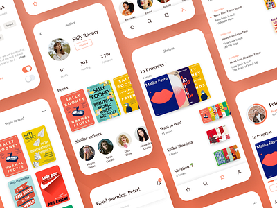 Book Application - Overview pt.2 app application book bookworm design goodreads ios overview uxui