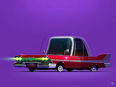 Plymouth Fury "Christine" car horror icon movie servin stephenking style wheels