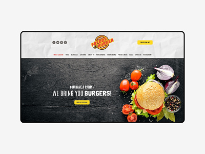 Freddy Burger concept for Weblium.com burger burger king burger logo clean experience logo ux website