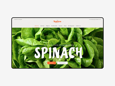 "SPINACH!" concept for Weblium.com