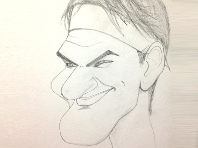 Caricature caricature pencil work sketch