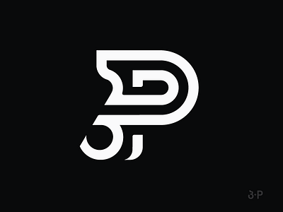 Letter P letter logo p typography