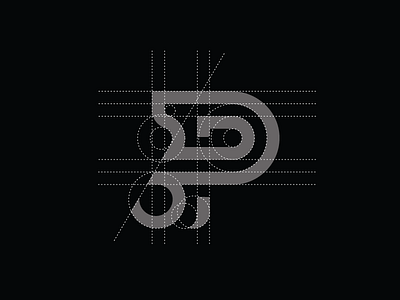 P Letter letter logo p typography