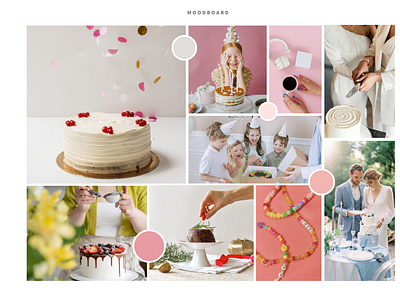 Brand kit for a bakery website - Moodboard