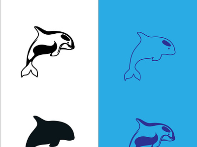 fish logo icon animal logo minimalist