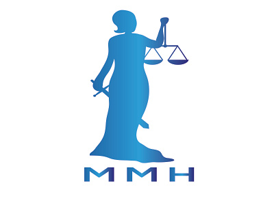 Lady Lawyer logo design Law logo