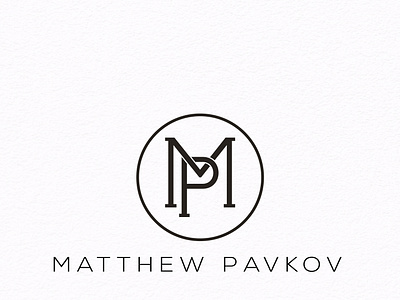 MP logo letters for Personal Branding