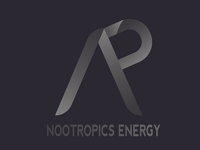 Energy drink logo with letters AP