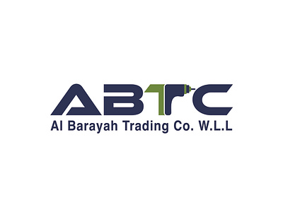 Hardware store logo with letters for ALBARAYAH trading logo branding design graphic design initial letter logo logo design vector
