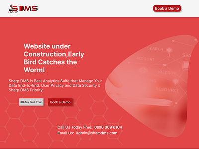 Home page web design concept 3