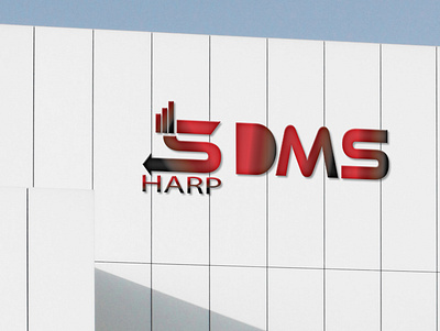 Real company logo Sharp DMS Ltd branding design graphic design illustration initial letter logo logo design