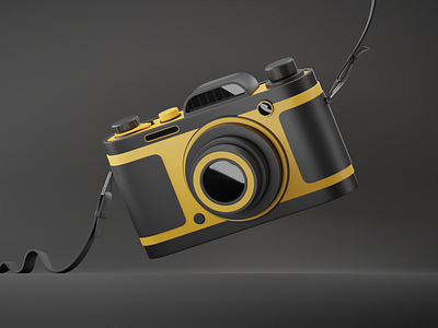 PhotoCamera 3d 3dgraphic art blender design illustration photcamera