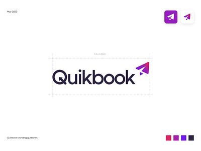 Quikbook - Logo Design app awwwards branding design illustration interaction design logo mobile app ui user experience