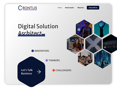 Technology Consultancy Landing Page daily ui design graphic design landing page layout ui