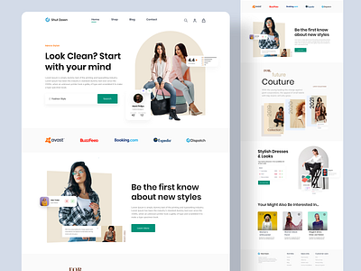 Fashion Store Landing Page Concept