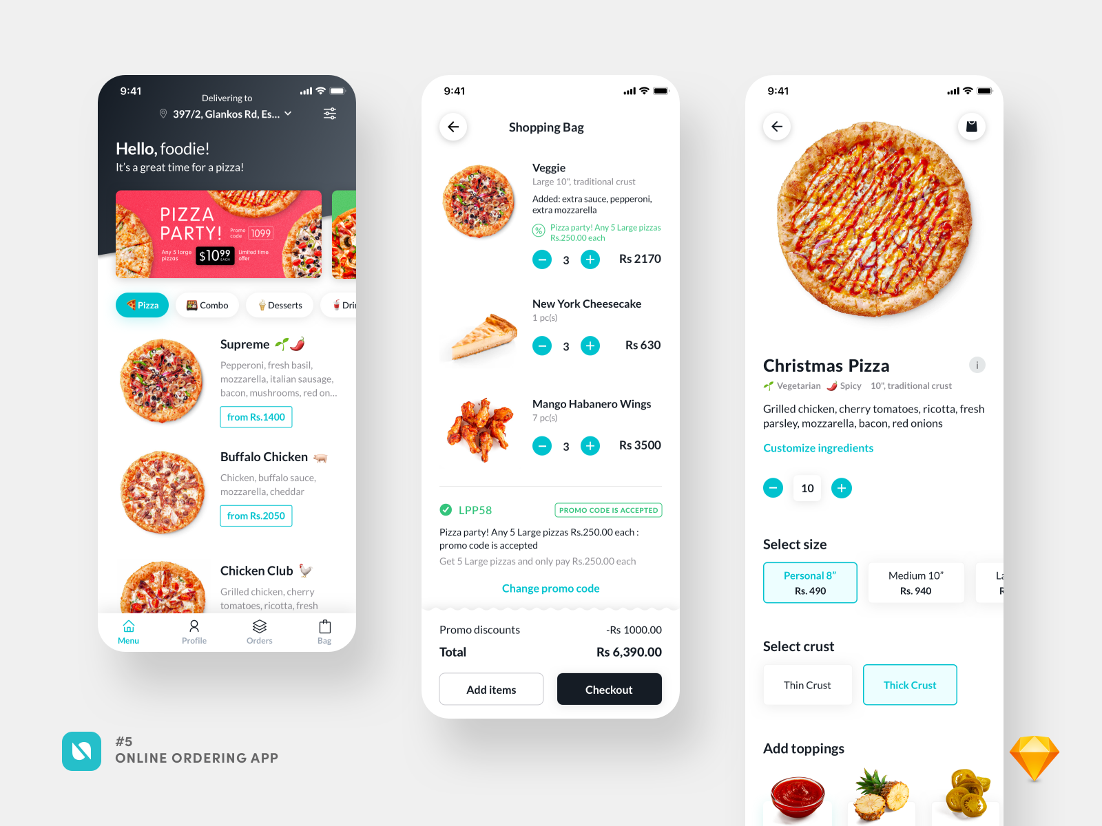 Online Ordering App by Shyamani Gunathilaka on Dribbble