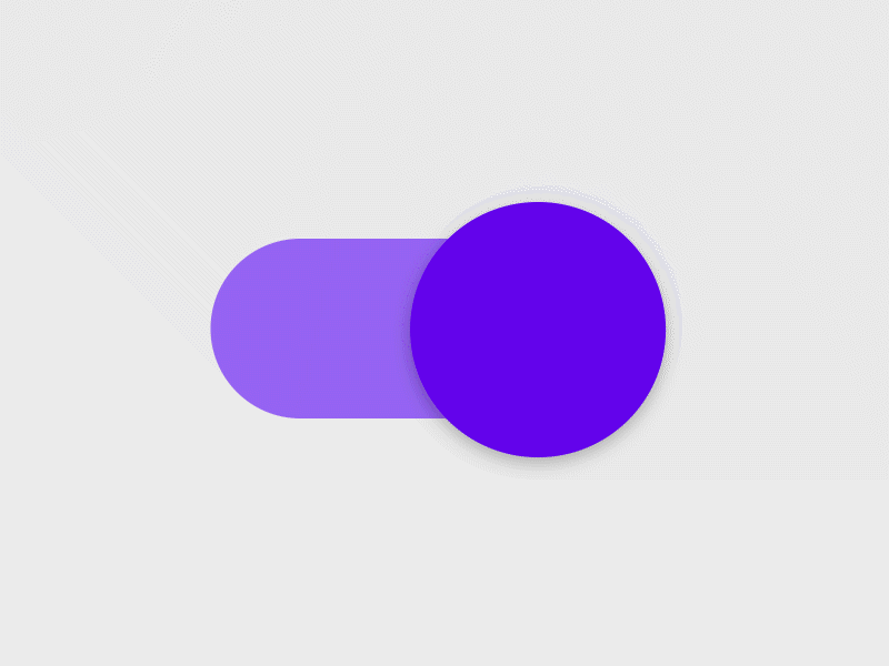 Switch Android animation motion design ui vector