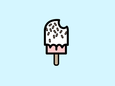 We All Scream graphic ice cream icon iconography pastel