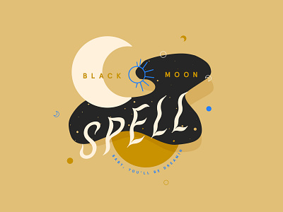 Black Moon Spell design digital digital illustration digital painting drawing illustration marker micron pen pastel sketch