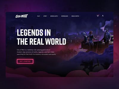 Gaming Website designs, themes, templates and downloadable graphic elements  on Dribbble