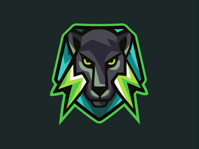 Electrifying panther mascot animation animation avatar badge design esport esports game gaming identity illustration logo mascot motion graphics sport team