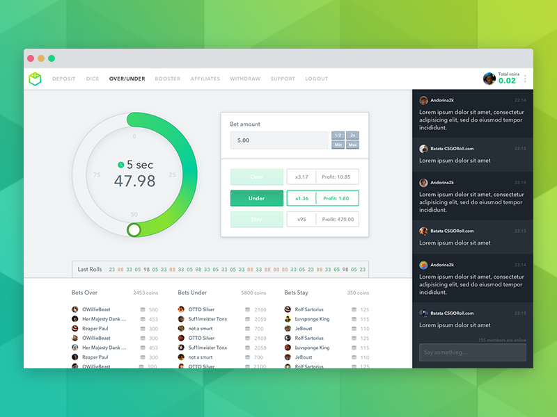 GamerRank: Esports Homepage and Dashboard by Koncepted on Dribbble