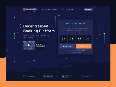 ICO Landing page