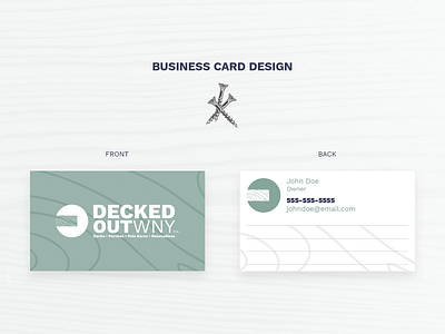 Decked Out WNY Business Card Design