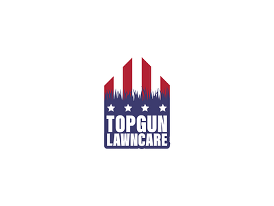 Logo Design - Top Gun Lawn Care