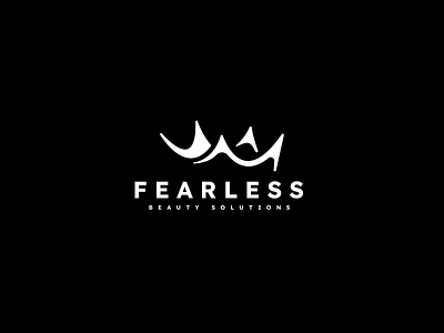 Fearless Beauty Solutions Logo branding clean design graphic design logo vector