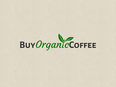 Buy Organic Coffee Logo branding clean coffee design logo organic visual
